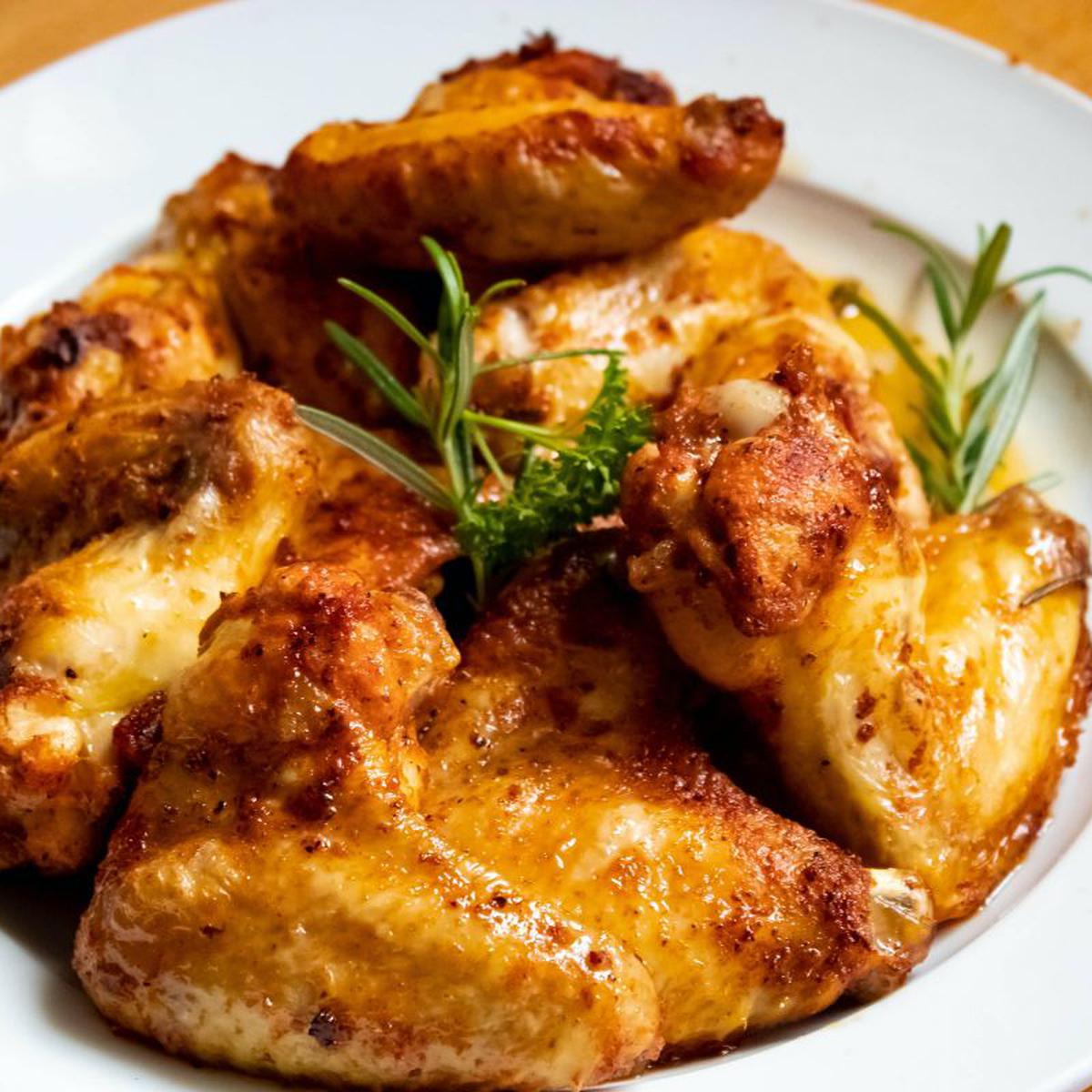 Grilled chicken with honey